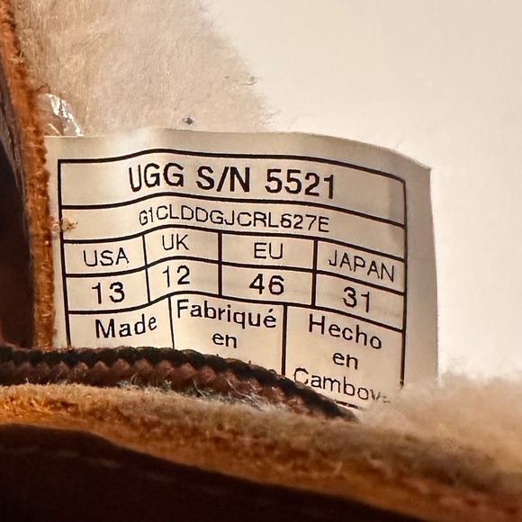 UGG Butte Cold Weather Boots, Brown Leather, Men's - Picture 9 of 10